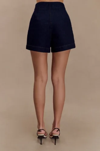 Abel Denim Shorts – indigoblå