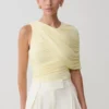Adrienne enaxlad slinky-top – citron Adrienne enaxlad slinky-top – citron