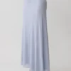 Adrienne Lurex Knot Maxikjol – Pastellblå Adrienne Lurex Knot Maxikjol – Pastellblå