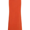 Ainsley asymmetrisk maxikjol med blommiga detaljer – bränd orange Ainsley asymmetrisk maxikjol med blommiga detaljer – bränd orange