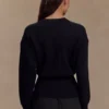 Alexia knäppt oversized-kofta – svart Alexia knäppt oversized-kofta – svart