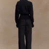 Alexia knäppt oversized-kofta – svart Alexia knäppt oversized-kofta – svart