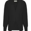 Alexia knäppt oversized-kofta – svart Alexia knäppt oversized-kofta – svart