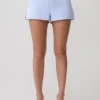 Allison bomullsshorts – blå randiga Allison bomullsshorts – blå randiga