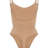 Alyssa rygglös shapewear-bodysuit – Latte Alyssa rygglös shapewear-bodysuit – Latte