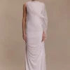 Amandine Ruched Slinky Maxi Klänning – Ljusrosa Amandine Ruched Slinky Maxi Klänning – Ljusrosa