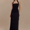 Amelita kostymhalterneck-top – svart Amelita kostymhalterneck-top – svart