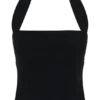 Amelita kostymhalterneck-top – svart Amelita kostymhalterneck-top – svart