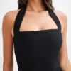 Amelita Suiting Halter Mini Klänning – Svart Amelita Suiting Halter Mini Klänning – Svart