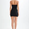 Amelita Suiting Halter Mini Klänning – Svart Amelita Suiting Halter Mini Klänning – Svart