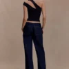 Anna One Shoulder Modal Top – Svart Anna One Shoulder Modal Top – Svart