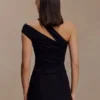 Anna One Shoulder Modal Top – Svart Anna One Shoulder Modal Top – Svart