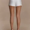 Anne Satin Mini Shorts – Vit Anne Satin Mini Shorts – Vit