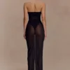 Aoife maxikjol i mesh – svart Aoife maxikjol i mesh – svart