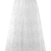 Arla broderad midikjol – vit Arla broderad midikjol – vit