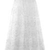Arla broderad midikjol – vit Arla broderad midikjol – vit