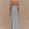 Arna Mesh Maxi-kjol – ljusblå Arna Mesh Maxi-kjol – ljusblå
