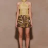Nikki Lurex-toppar med metalldetaljer – guld Nikki Lurex-toppar med metalldetaljer – guld