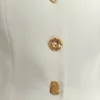 Asia Mixed Button Blazer – Ivory Asia Mixed Button Blazer – Ivory