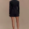 Asia Mixed Button Blazer – Svart Asia Mixed Button Blazer – Svart
