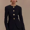 Asia Mixed Button Blazer – Svart Asia Mixed Button Blazer – Svart
