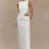 Astrid Suiting Midi-kjol – Vit Astrid Suiting Midi-kjol – Vit