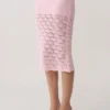 Atlantis midikjol i virkat stickat – babyrosa Atlantis midikjol i virkat stickat – babyrosa