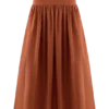 Autumn maxikjol – bränd orange