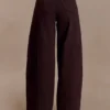 Beatrix högmidjade Denim-jeans – chokladbruna Beatrix högmidjade Denim-jeans – chokladbruna