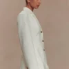 Bellamy Cinched Blazer – Elfenben Bellamy Cinched Blazer – Elfenben