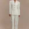 Bellamy Cinched Blazer – Elfenben Bellamy Cinched Blazer – Elfenben