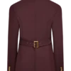 Bellamy Cinched Blazer – Mahogany Bellamy Cinched Blazer – Mahogany