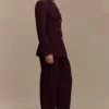 Bellamy Cinched Blazer – Mahogany Bellamy Cinched Blazer – Mahogany