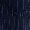 Bellamy Cinched Blazer – Marinblå randig Bellamy Cinched Blazer – Marinblå randig