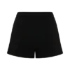 Blanca stretchcrepe-shorts – svart
