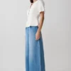 Bobby Oversized-jeans med veck fram – sommarblå Bobby Oversized-jeans med veck fram – sommarblå