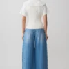 Bobby Oversized-jeans med veck fram – sommarblå Bobby Oversized-jeans med veck fram – sommarblå