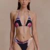 Brianna Cheeky Cut bikinibotten – Multi Fluid Reverie-mönster