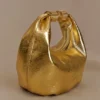 Bristol Mini Croissant läderväska – guld Bristol Mini Croissant läderväska – guld
