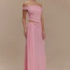 Arna Mesh Maxi-kjol – Candy Pink Arna Mesh Maxi-kjol – Candy Pink