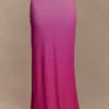 Bruna Slinky Fishtail Maxikjol – Ombre Rosa Bruna Slinky Fishtail Maxikjol – Ombre Rosa