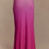 Bruna Slinky Fishtail Maxikjol – Ombre Rosa Bruna Slinky Fishtail Maxikjol – Ombre Rosa