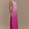 Bruna Slinky Fishtail Maxikjol – Ombre Rosa Bruna Slinky Fishtail Maxikjol – Ombre Rosa