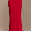 Bruna Slinky Fishtail Maxikjol – Röd Bruna Slinky Fishtail Maxikjol – Röd