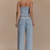 Caitlin Mid Rise Denim Jeans – Ljusblå Caitlin Mid Rise Denim Jeans – Ljusblå