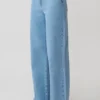 Caitlin midjehöga Denim-jeans – klassiskt blå Caitlin midjehöga Denim-jeans – klassiskt blå