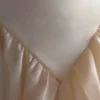 Carla Ruched Gown – Cream Ivory
