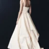 Carla Ruched Gown – Cream Ivory