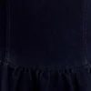 Caroline Denim Halter Midi Klänning – Indigo Blue Caroline Denim Halter Midi Klänning – Indigo Blue