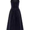 Caroline Denim Halter Midi Klänning – Indigo Blue Caroline Denim Halter Midi Klänning – Indigo Blue